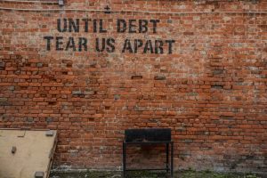 Unpaid debts can cause anxiety.